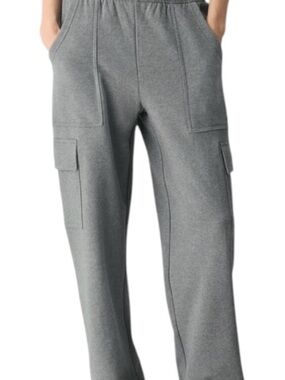 Aritzia Terry Sweatfleece Boyfriend Utility Sweatpant Dark Gray Small